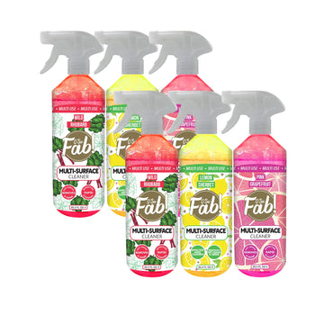 House of Fab Multi-Surface Cleaner Spray Sweet 25.4 FL OZ 6 Pack